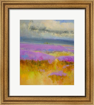 Framed Field of Lavenders 1 Print