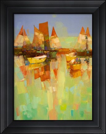 Framed Harbor Print