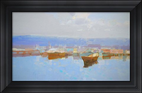 Framed Harbor Print