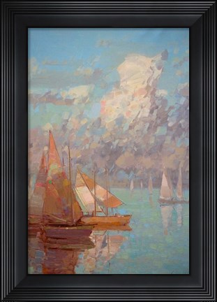 Framed Sail Boats Print