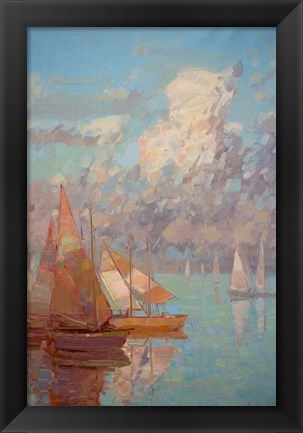 Framed Sail Boats Print