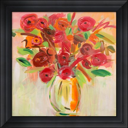 Framed Floral Afternoon Print