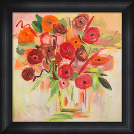 Framed Floral Morning Print