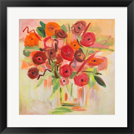 Framed Floral Morning Print