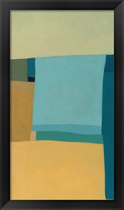 Framed At the Beach I Print