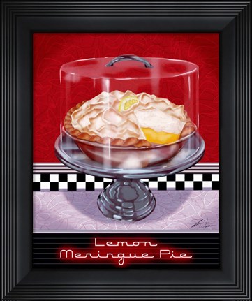 Framed Lemon Meringue Pie Print
