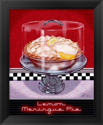 Framed Lemon Meringue Pie Print