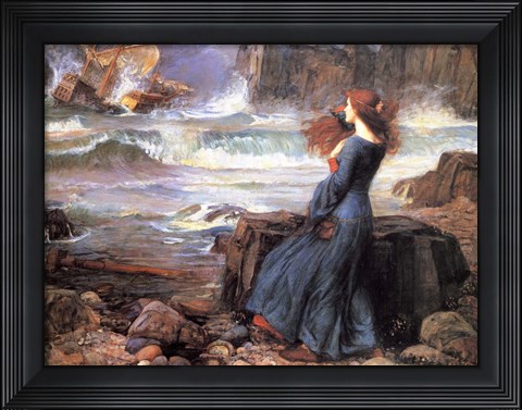 Framed Miranda the Tempest Print