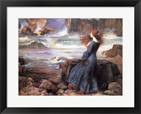 Framed Miranda the Tempest Print