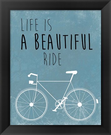 Framed Beautiful Ride Print