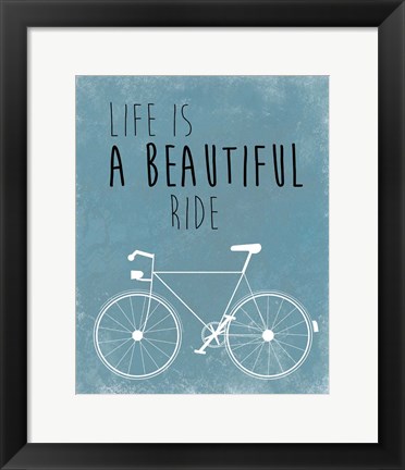 Framed Beautiful Ride Print