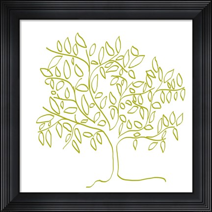 Framed Citron Tree Print
