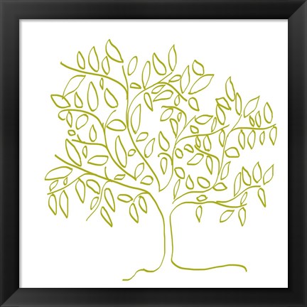 Framed Citron Tree Print