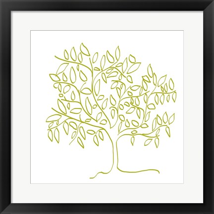 Framed Citron Tree Print