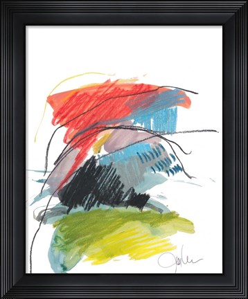Framed Abstract Landscape No. 40 Print