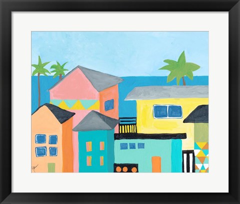 Framed Beachfront Property 1 Print