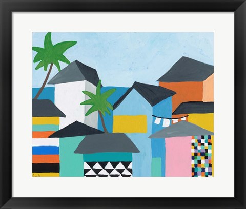 Framed Beachfront Property 3 Print