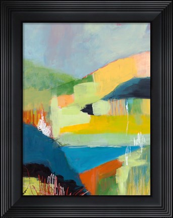 Framed Coastal Hills Print