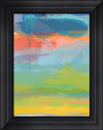 Framed Coral Sky Print