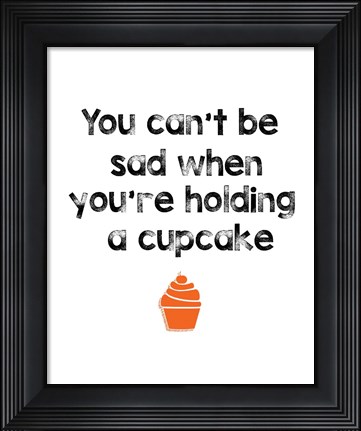 Framed Cupcake Print