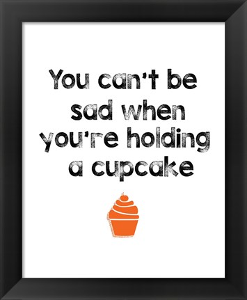 Framed Cupcake Print