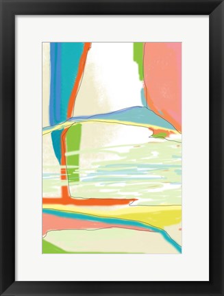 Framed Deconstructed Landscape 3 Print
