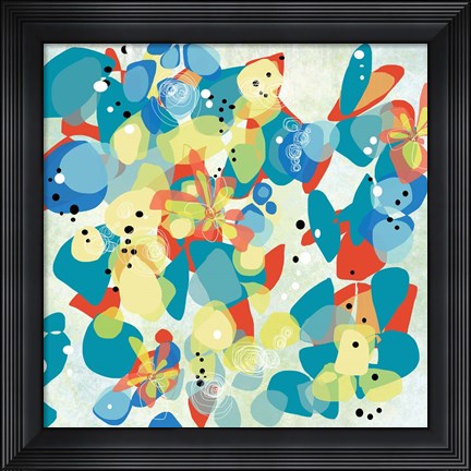 Framed Falling on Water 2 Print