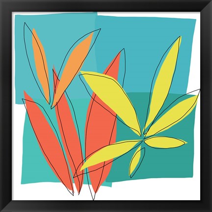 Framed Grasses I Print