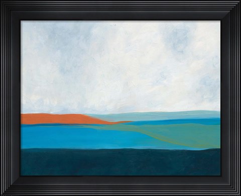 Framed Layered Earth 2 Print