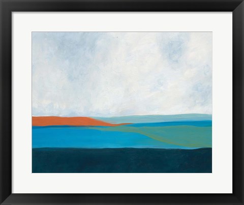 Framed Layered Earth 2 Print