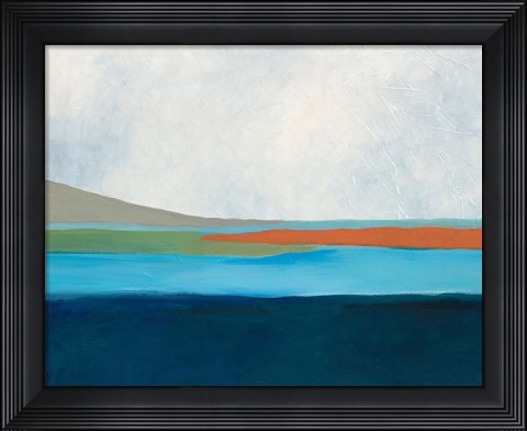 Framed Layered Earth 4 Print