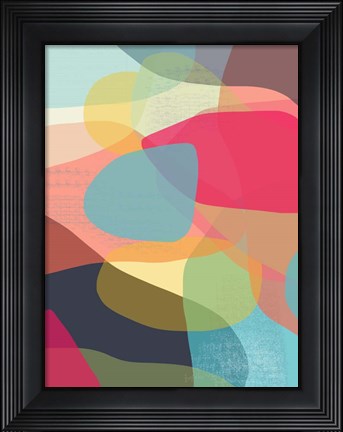 Framed Layered Earth One Print