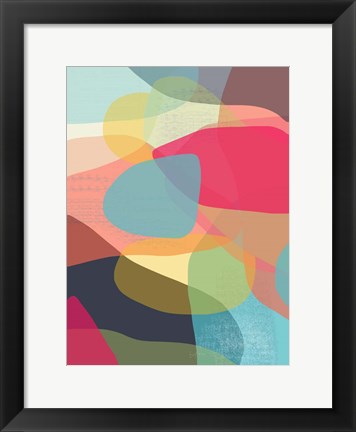 Framed Layered Earth One Print