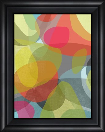 Framed Layered Earth Two Print