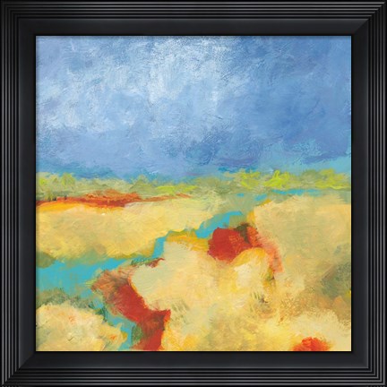 Framed Meandering River Print