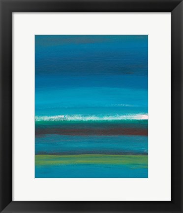 Framed Night Coast One Print