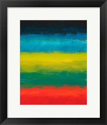 Framed Night Coast Two Print