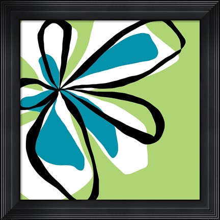 Framed Oh So Pretty - Green Print