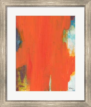 Framed Orange Tide Print