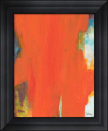 Framed Orange Tide Print