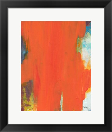 Framed Orange Tide Print