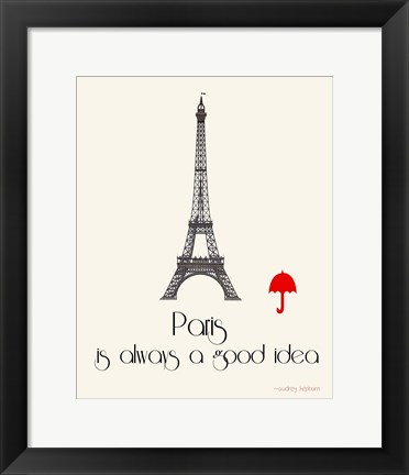 Framed Paris Print