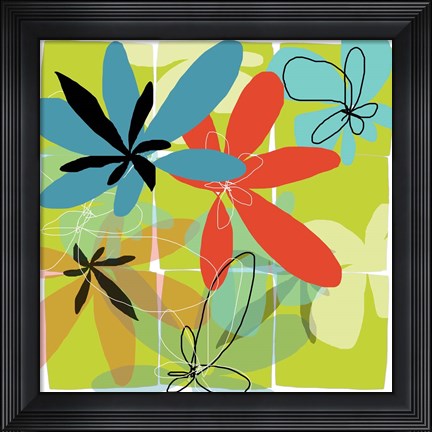 Framed Pop Goes Space Four Print