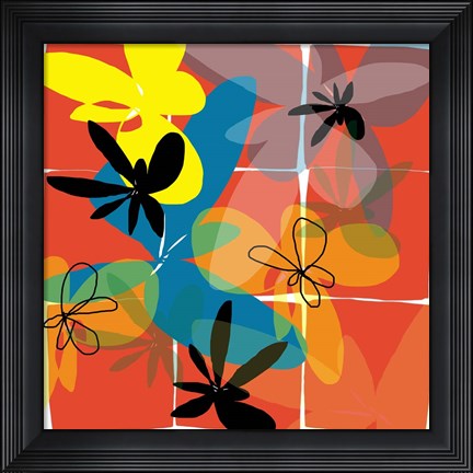 Framed Pop Goes Space Three Print