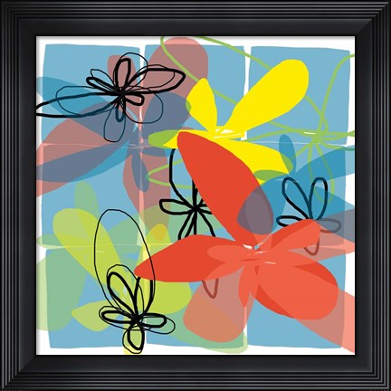 Framed Pop Goes Space Two Print