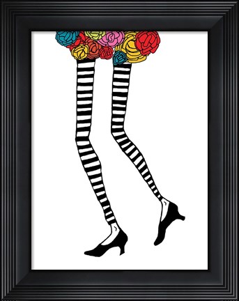 Framed Skinny Legs 1 Print