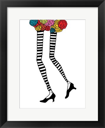 Framed Skinny Legs 1 Print