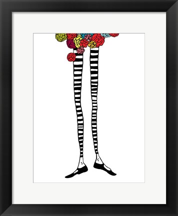 Framed Skinny Legs 2 Print