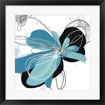 Framed Flower Dances 2 Print