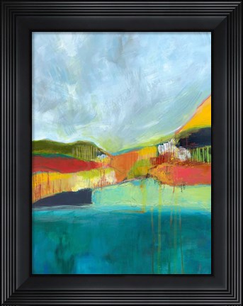 Framed View across the Bay Print